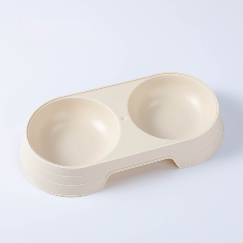 Plastikowa podwójna miska dla zwierząt