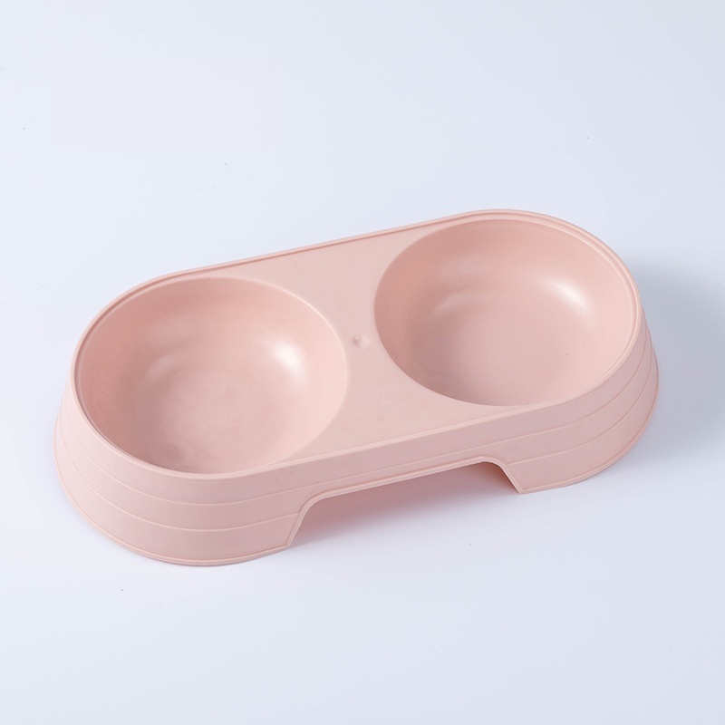 Plastikowa podwójna miska dla zwierząt
