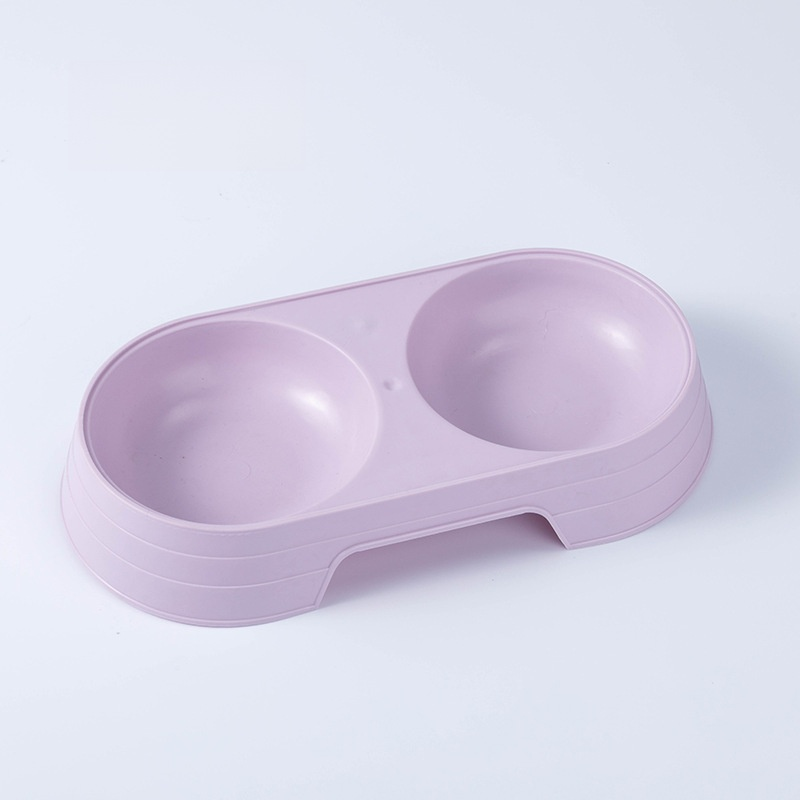 Plastikowa podwójna miska dla zwierząt