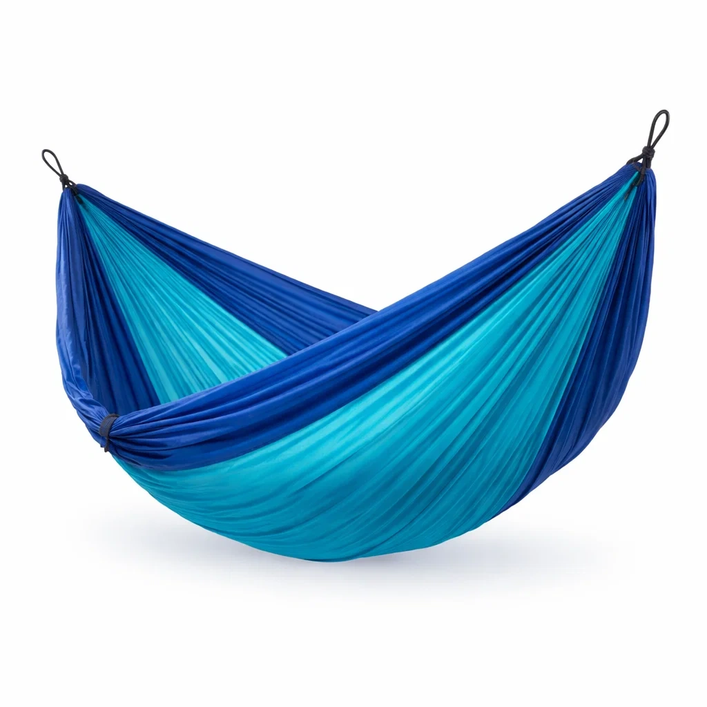 Amaca in Nylon Blu e Azzurro 270cm x 140cm-URBANHAVENVIBES