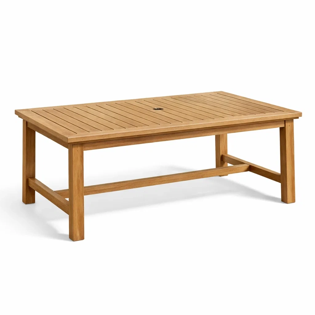 Tavolo in Teak per Esterni 200x100x75 cm-URBANHAVENVIBES