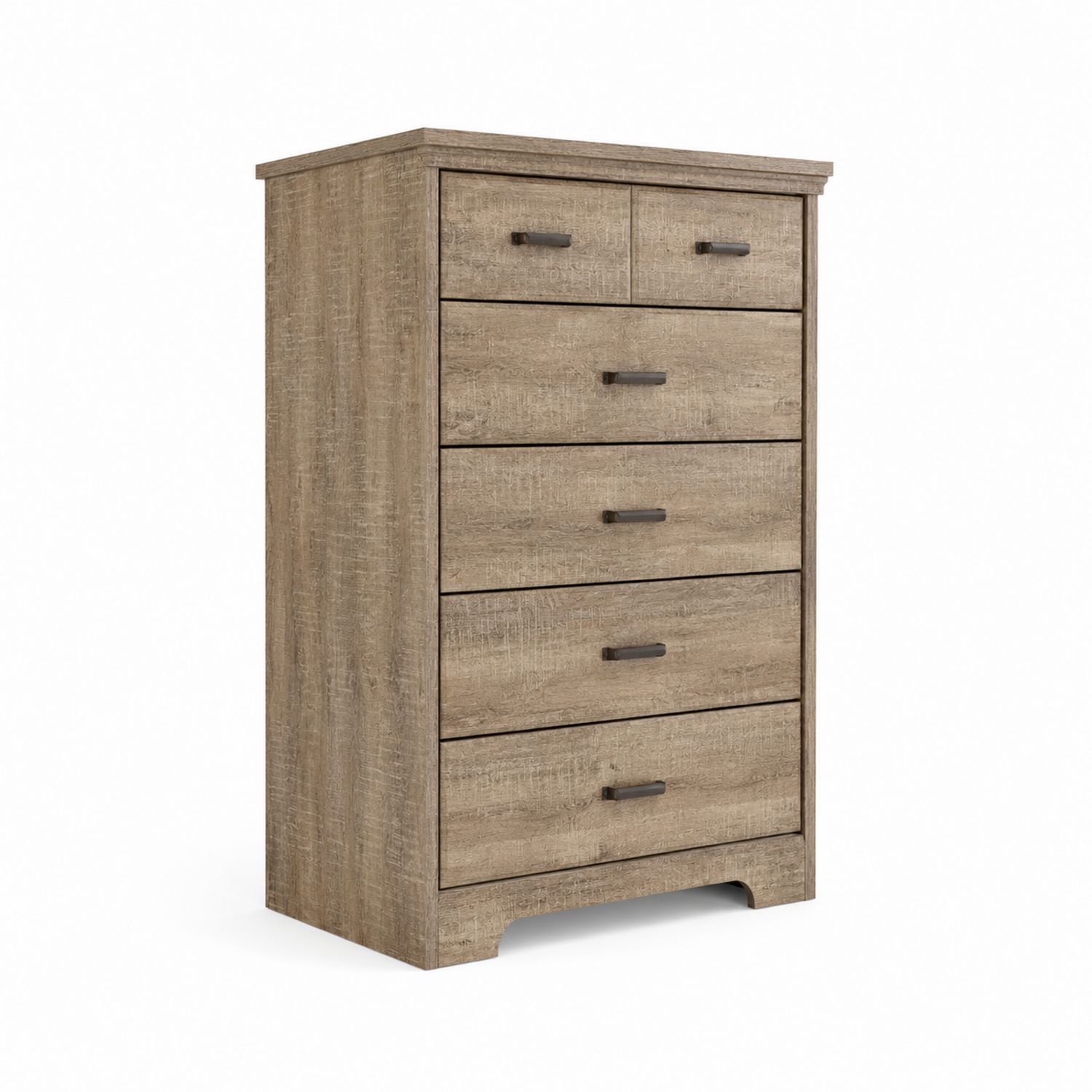 Cajonera de Madera con 5 Cajones 120x80x40 cm Roble Natural-Mavtrivarion