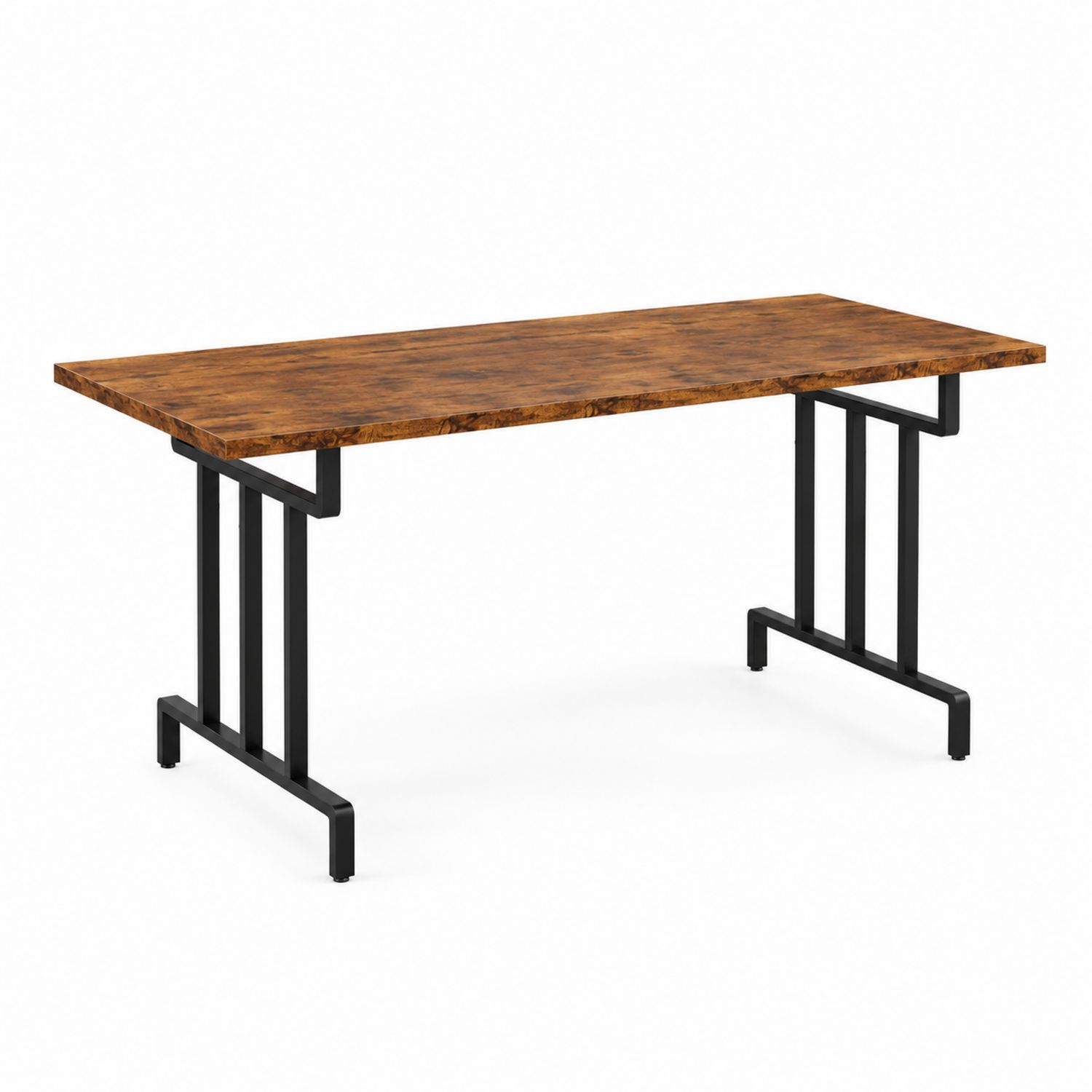 Mesa de comedor rectangular 180 cm madera de acacia y metal-Mavtrivarion