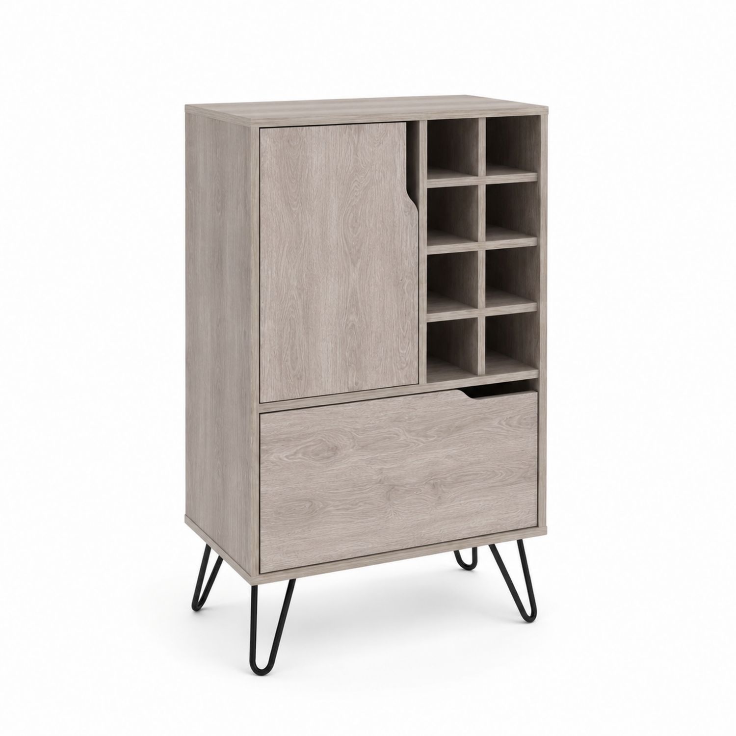 Armario de Madera MDF con Compartimentos y Puerta-Mavtrivarion