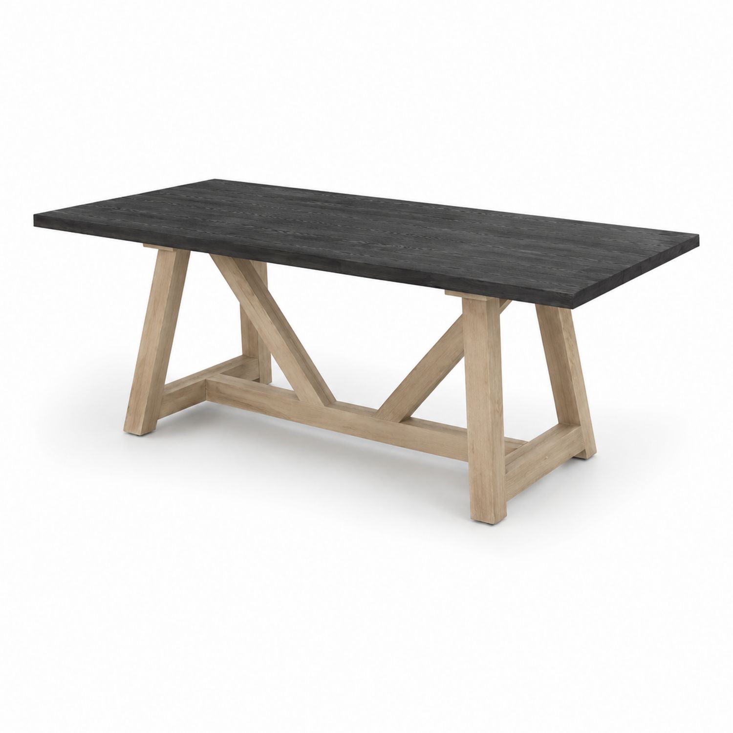 Mesa de madera con superficie de MDF antracita-Mavtrivarion