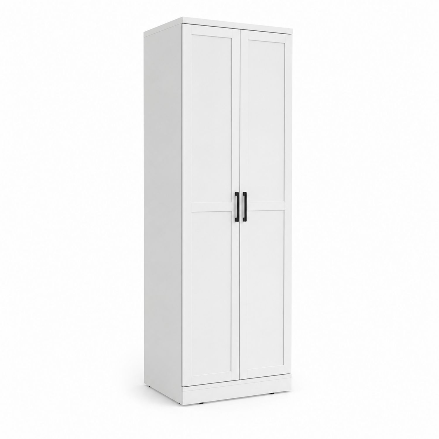 Armario de MDF Blanco de 2 Puertas 180x60x35 cm-Mavtrivarion