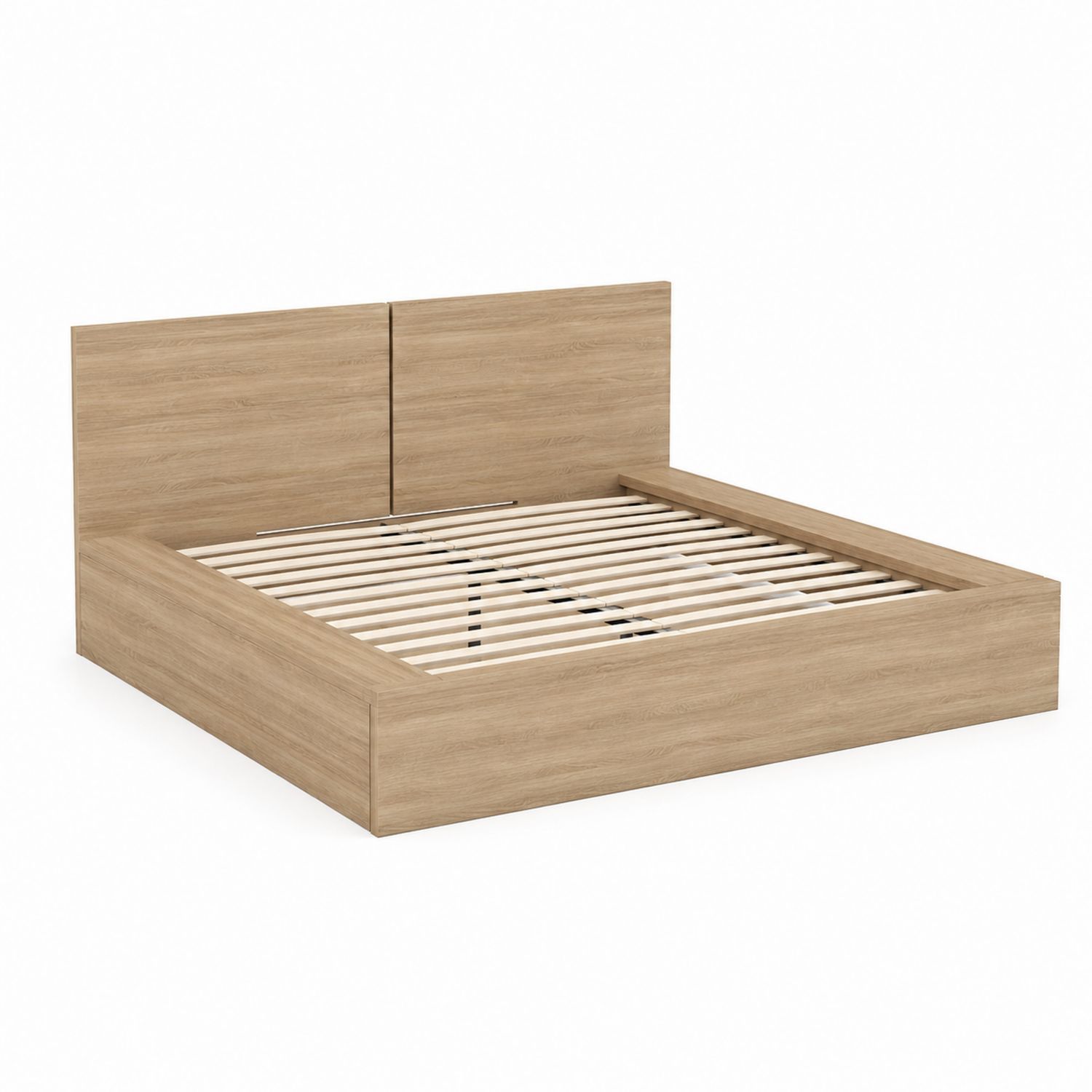 Cama doble de madera 200x160 cm-Mavtrivarion