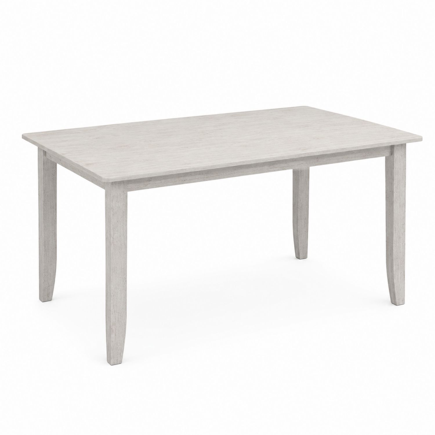 Mesa de madera maciza color Blanco 180x90x75 cm-Mavtrivarion