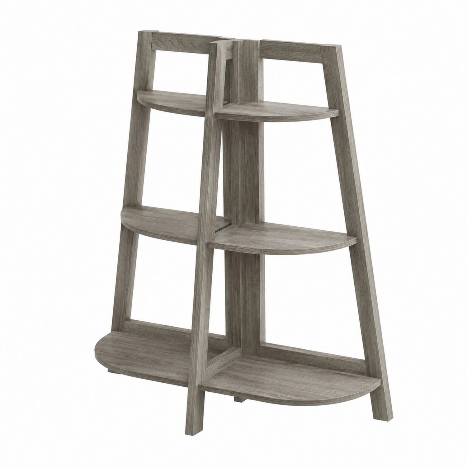 Estantería de pie de madera MDF gris 80x120x35 cm