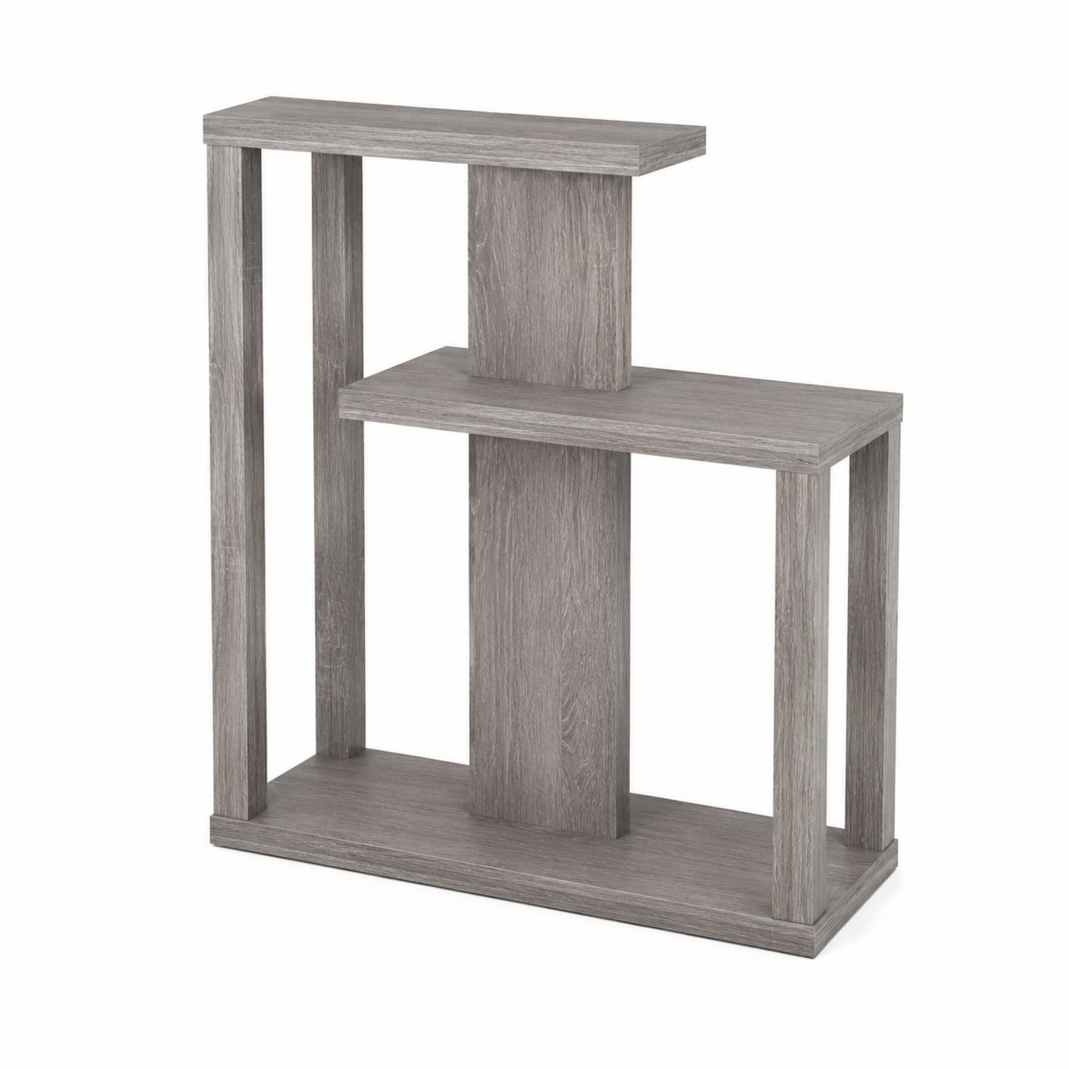 Consola de MDF Laminado Gris 80x30x80 cm