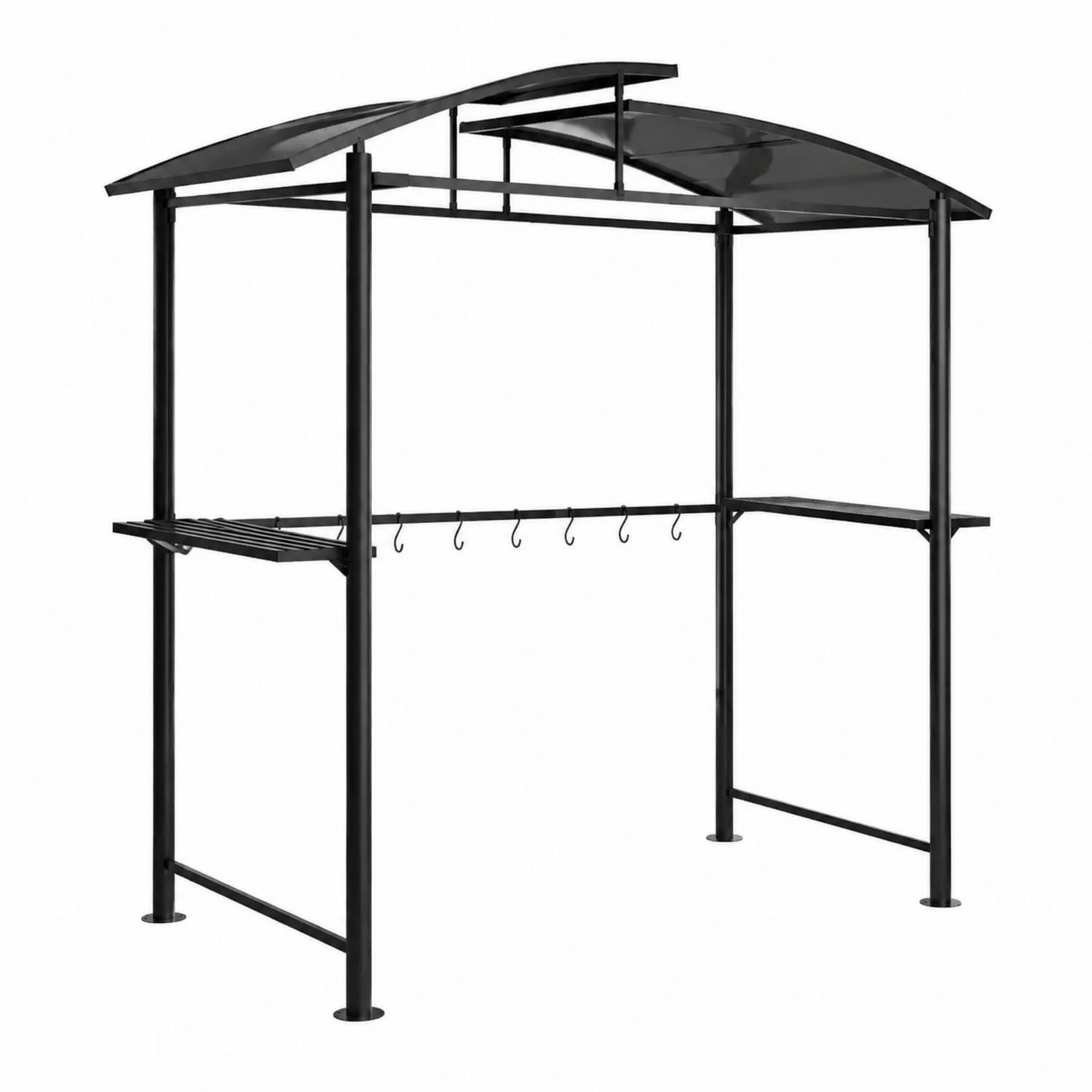 Pérgola de Acero con Cubierta de Policarbonato para Barbacoa