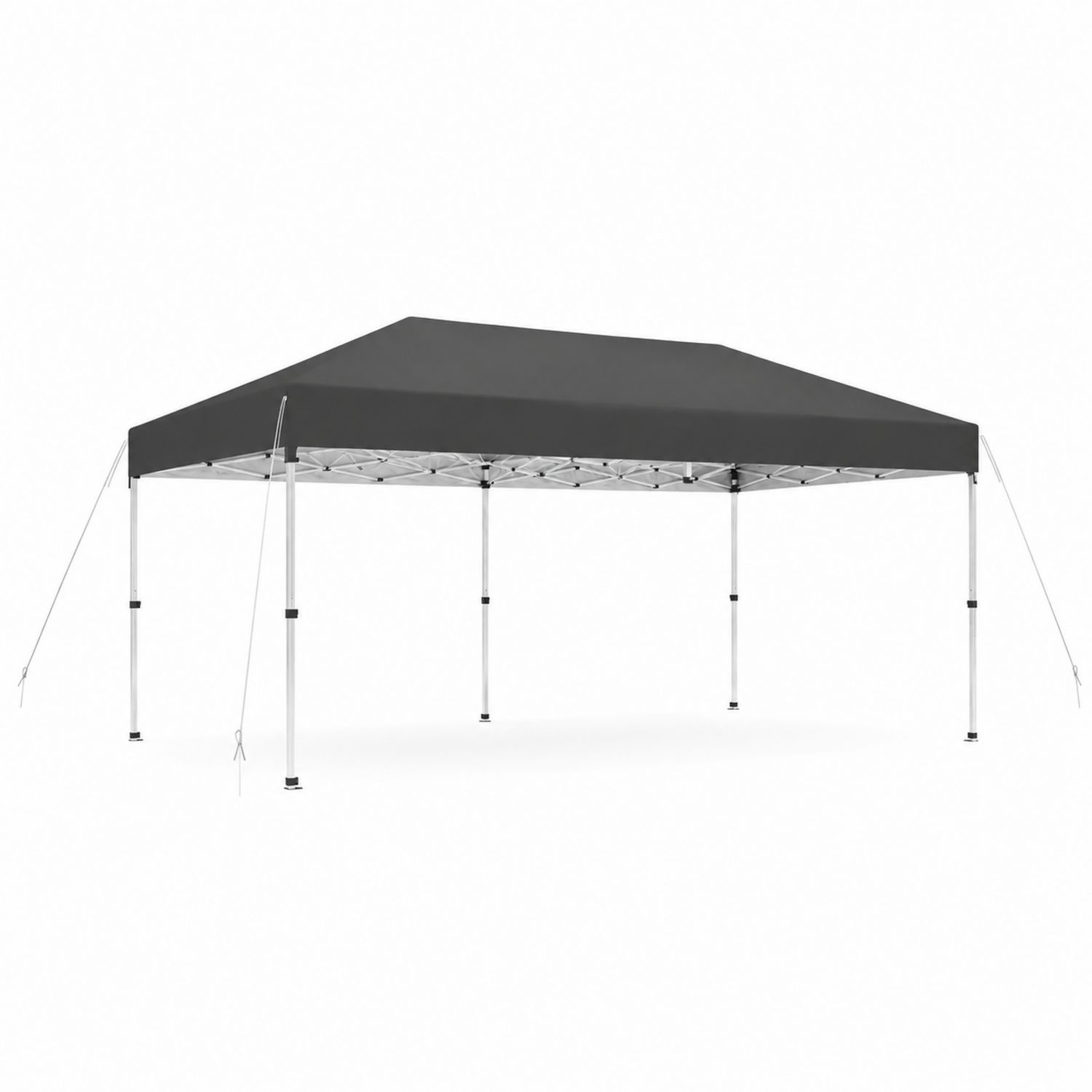 Toldo Plegable de Acero y Poliéster 3x6 m Antracita