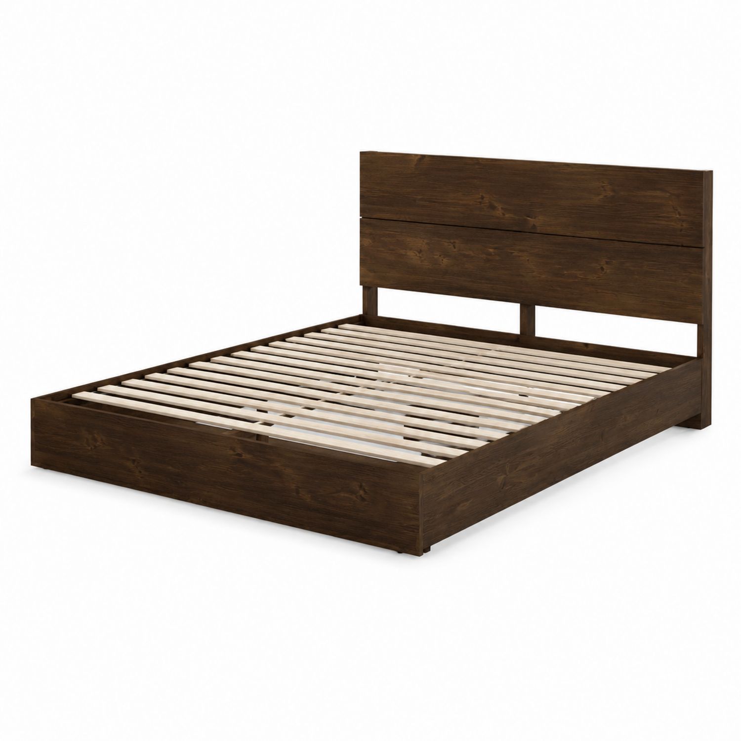 Cama de madera 200x160 cm Marrón