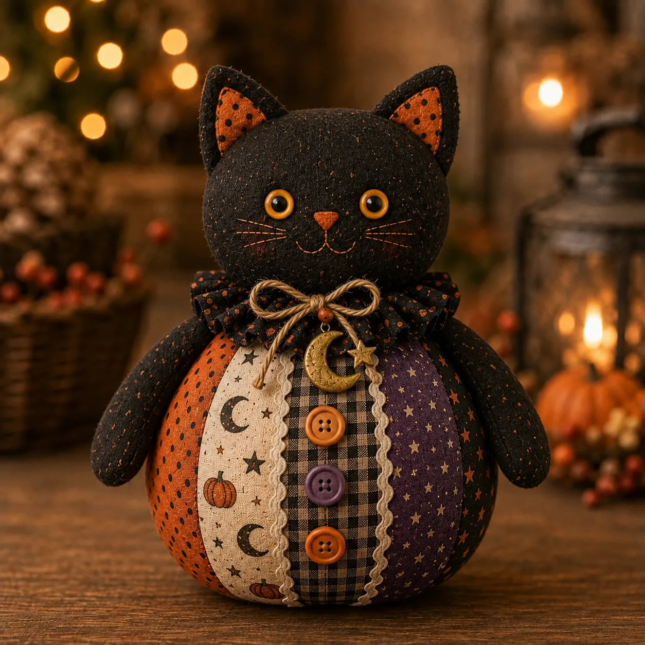 🔥Last Day 49% OFF |🧵Patchwork Fabric Doll DIY Kit — 🐑Farm Animals & 🎃Halloween Collection |🔥BUY 3 GET 1 FREE (Add 4 Pcs To Cart)