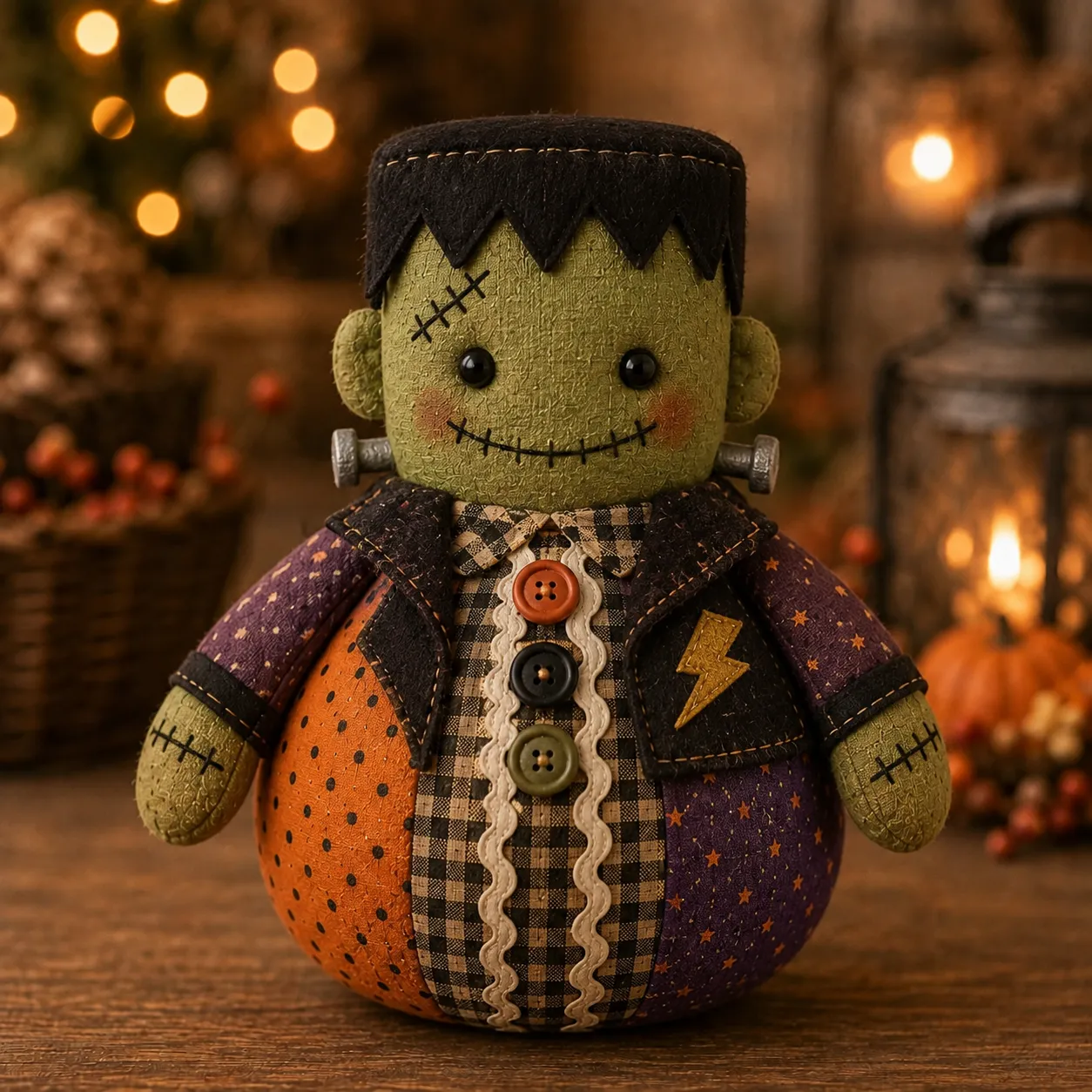 🔥Last Day 49% OFF |🧵Patchwork Fabric Doll DIY Kit — 🐑Farm Animals & 🎃Halloween Collection |🔥BUY 3 GET 1 FREE (Add 4 Pcs To Cart)