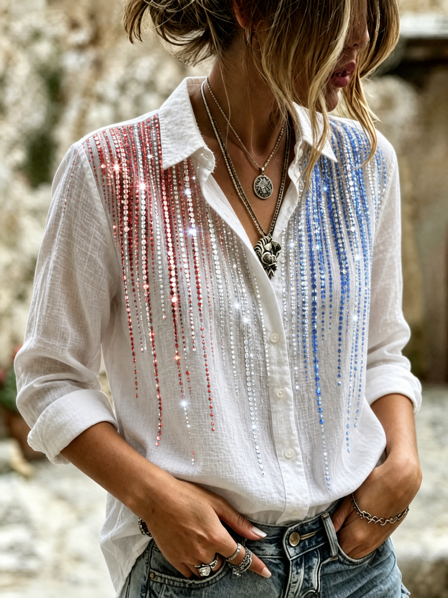 Women's 250Th Anniversary Print Shirt
