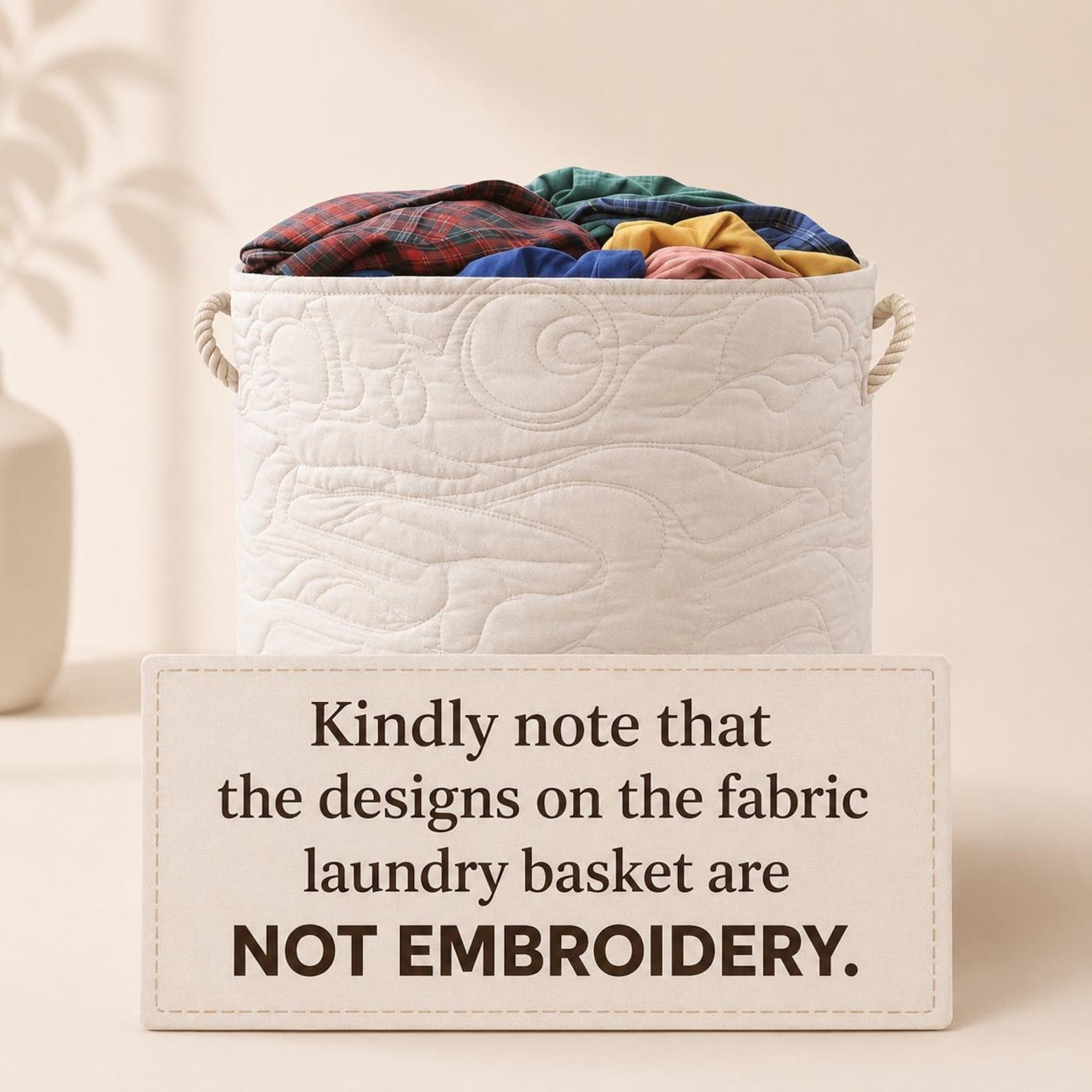 Quilted Into Woodland Laundry Basket, Pine Forest Quilt Hamper, Mountain Storage Bin