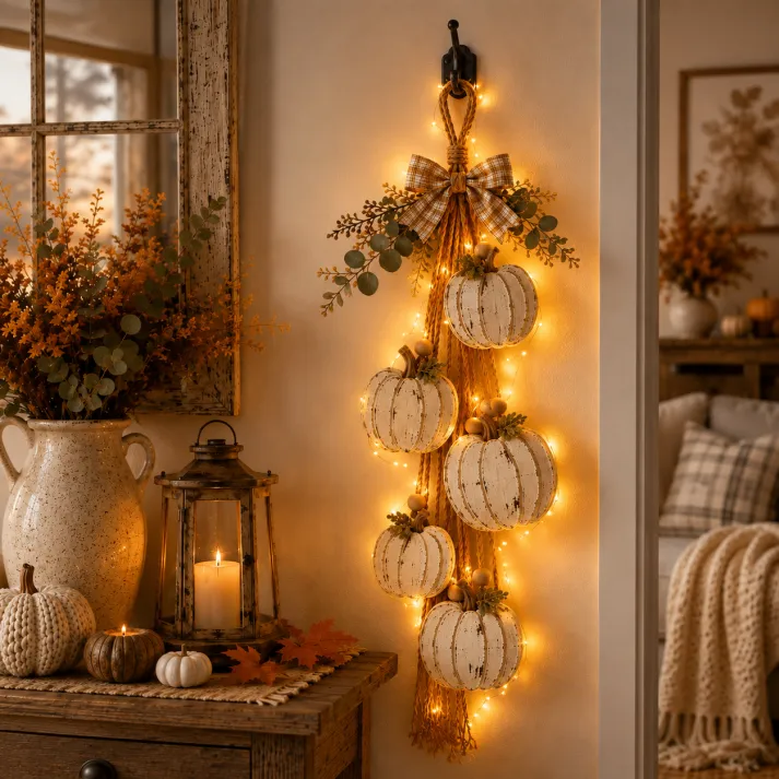 🍂🤎Hanging Heart Wall Decor