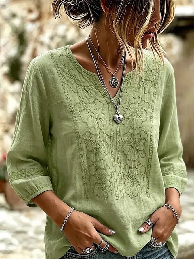 Women'S Casual Printed Top