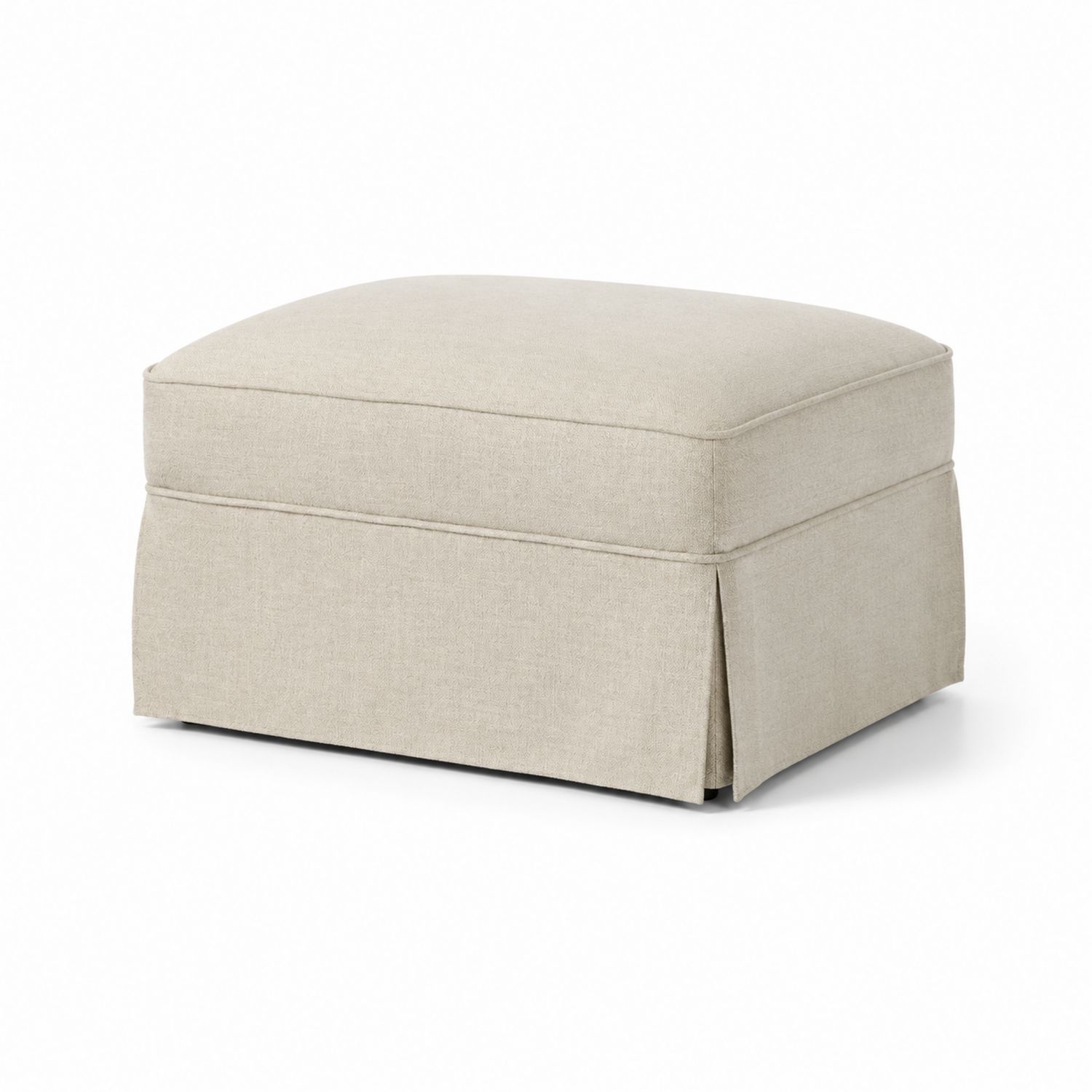 Repose-pieds en tissu Beige