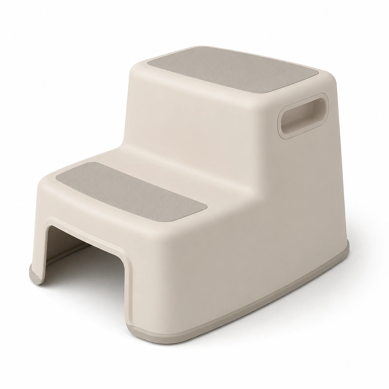 Escalon de plastico de dos niveles color beige
