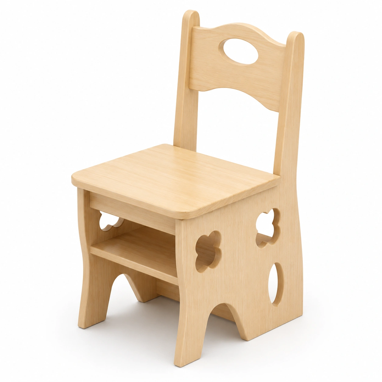 Silla de aprendizaje infantil color madera natural