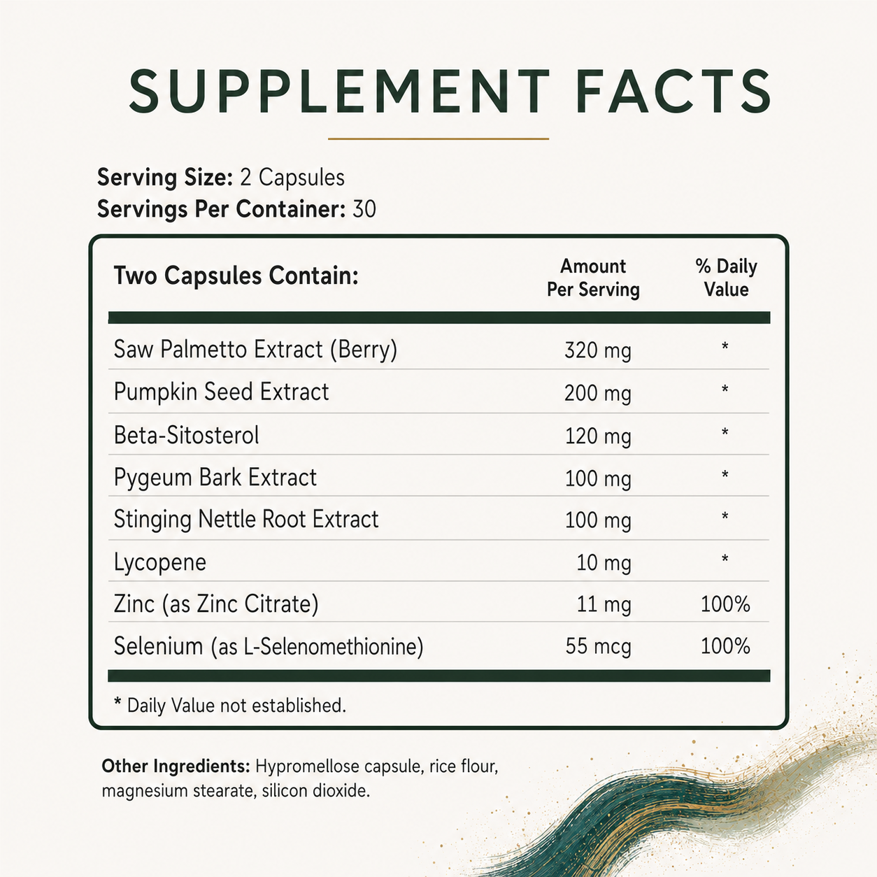 Men’s Daily Prostate & Urinary Wellness Support