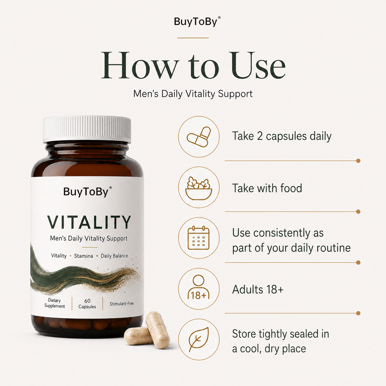 Men’s Daily Vitality & Stamina Support