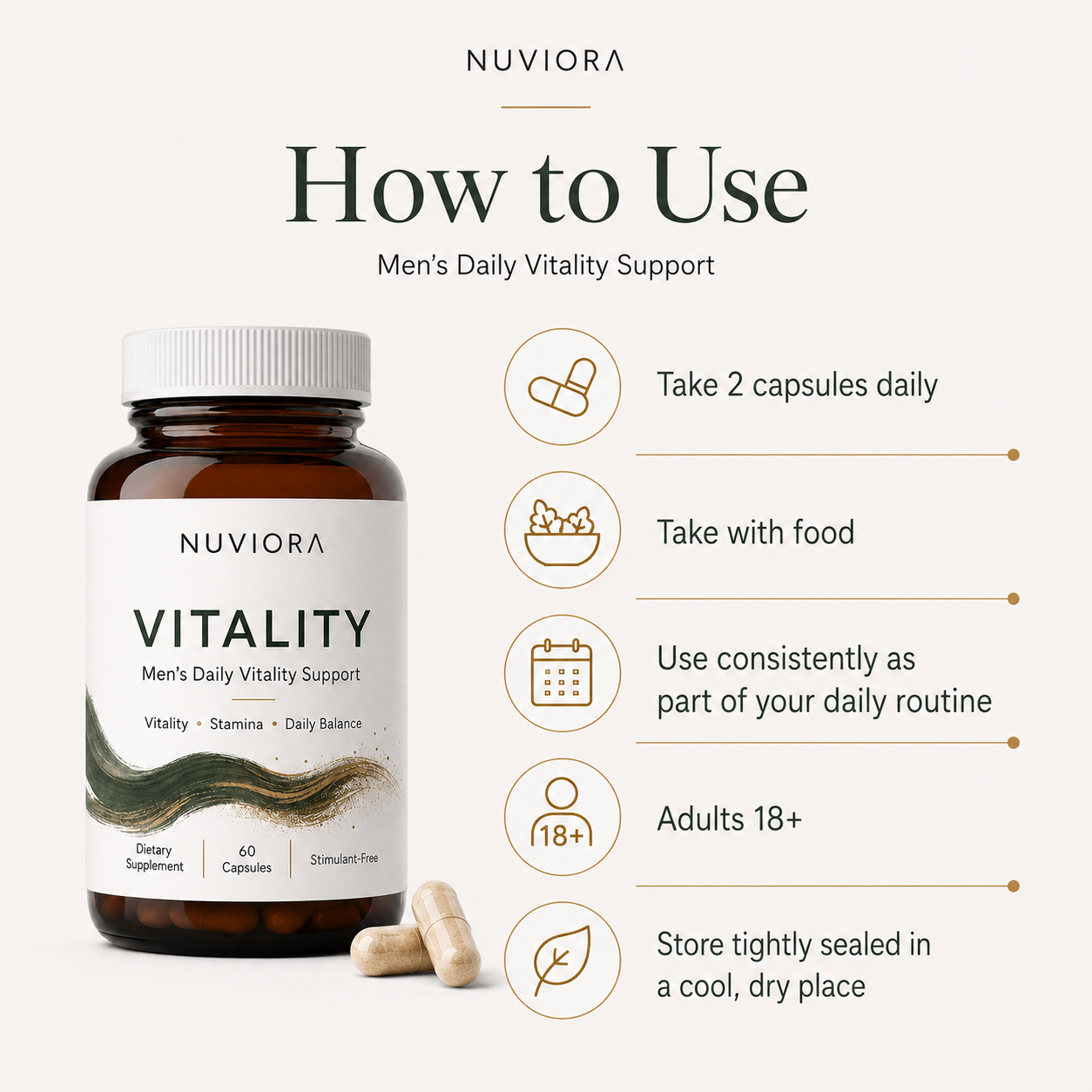 Men’s Daily Vitality & Stamina Support