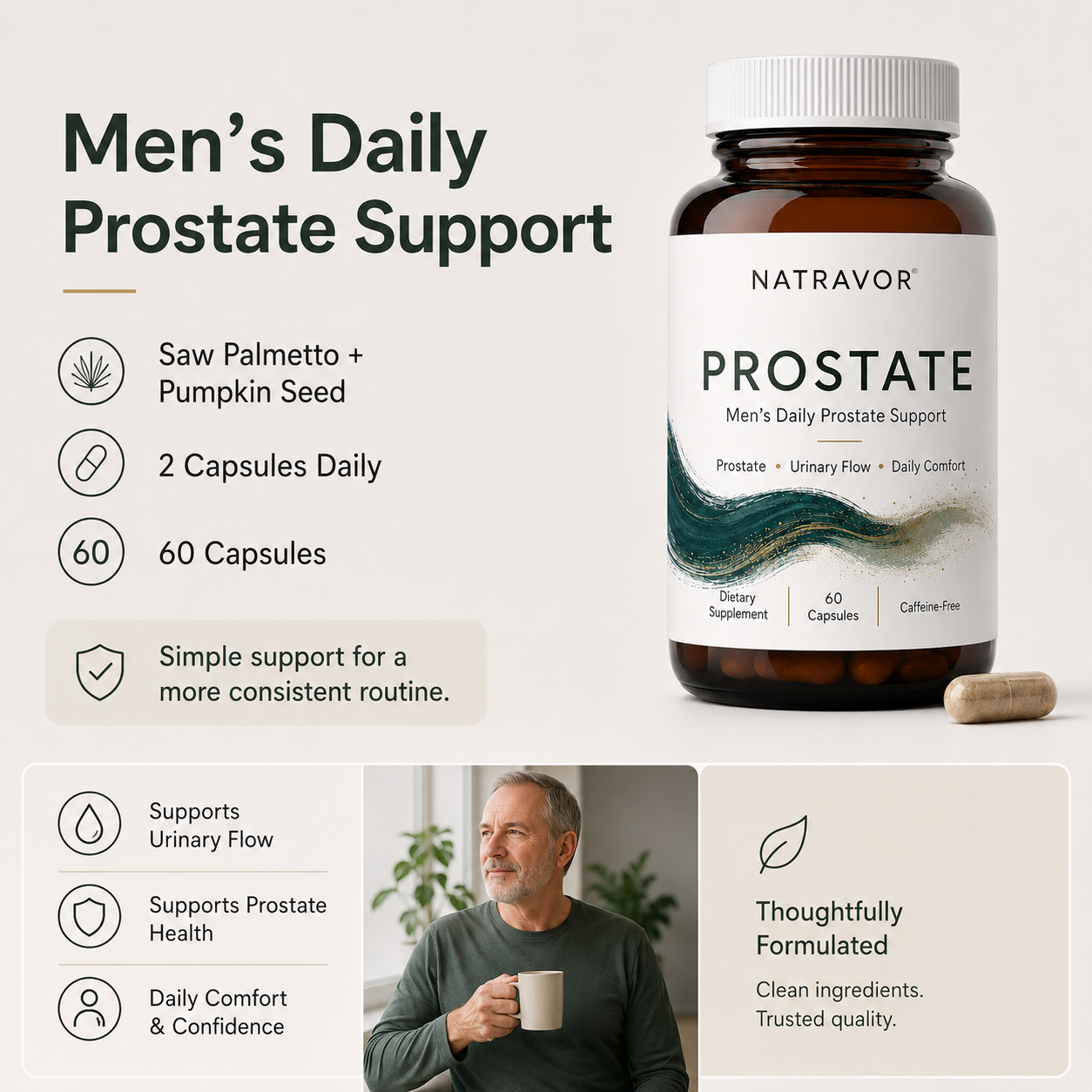Men’s Daily Prostate & Urinary Wellness Support