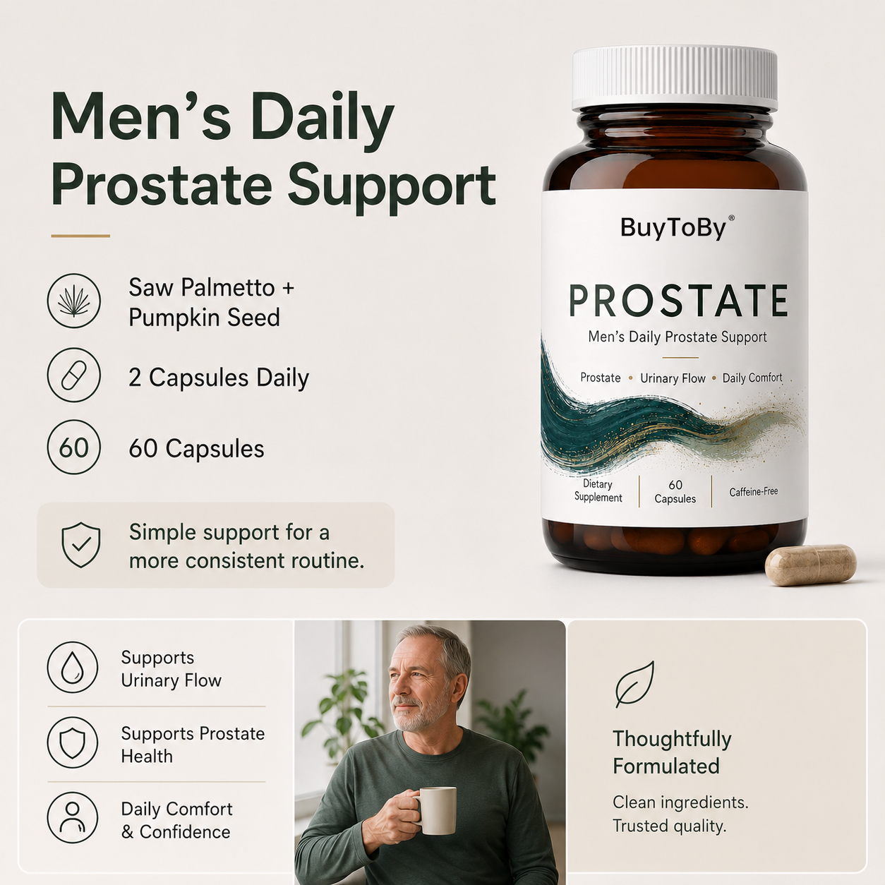Men’s Daily Prostate & Urinary Wellness Support