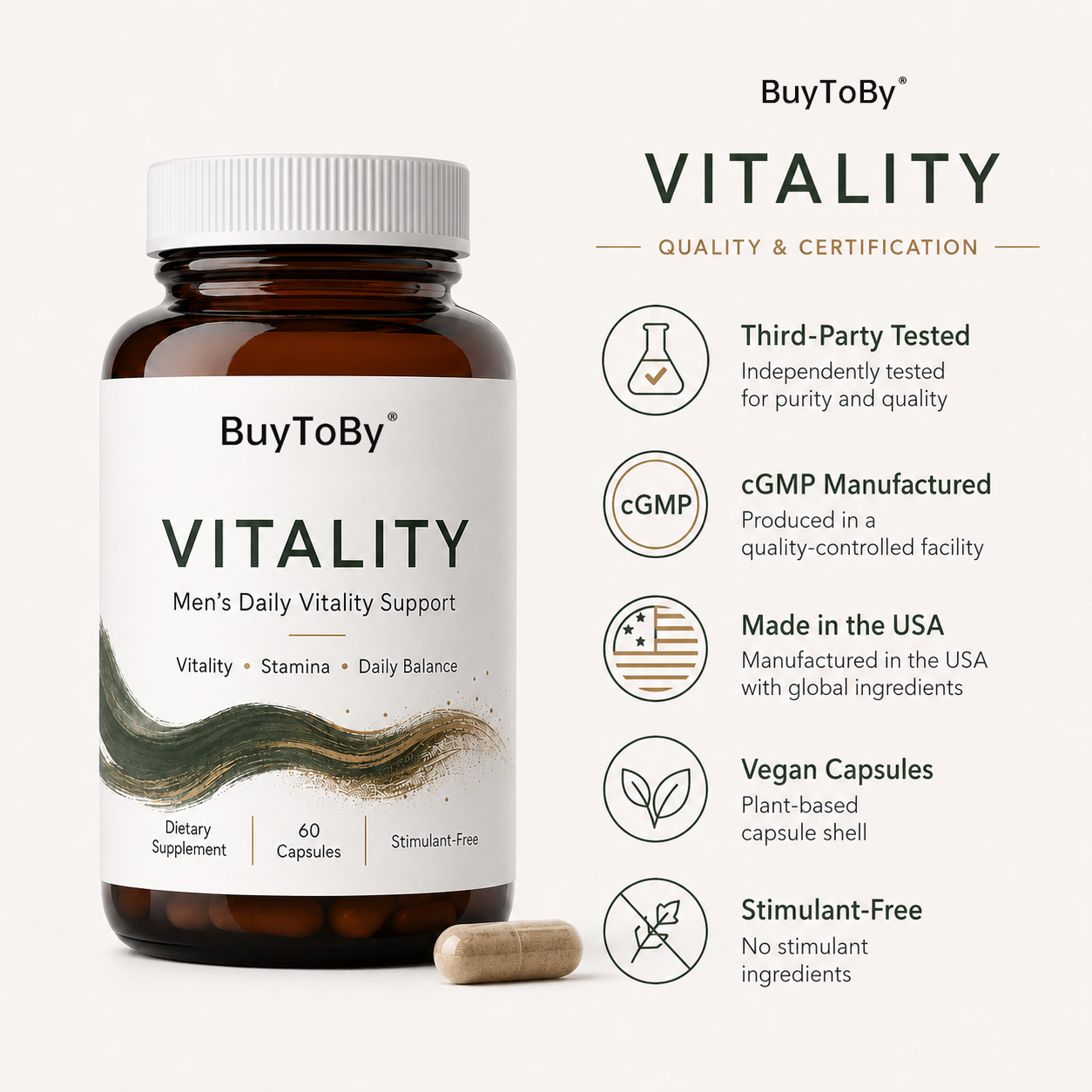 Men’s Daily Vitality & Stamina Support
