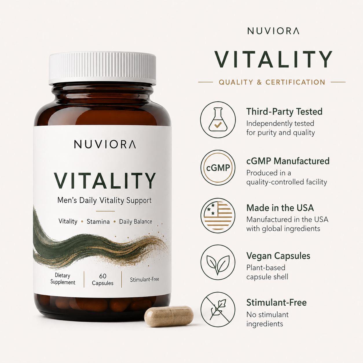 Men’s Daily Vitality & Stamina Support