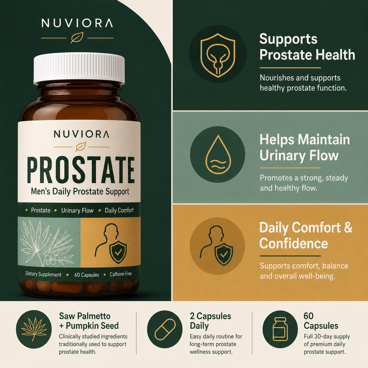 Men’s Daily Prostate & Urinary Wellness Support