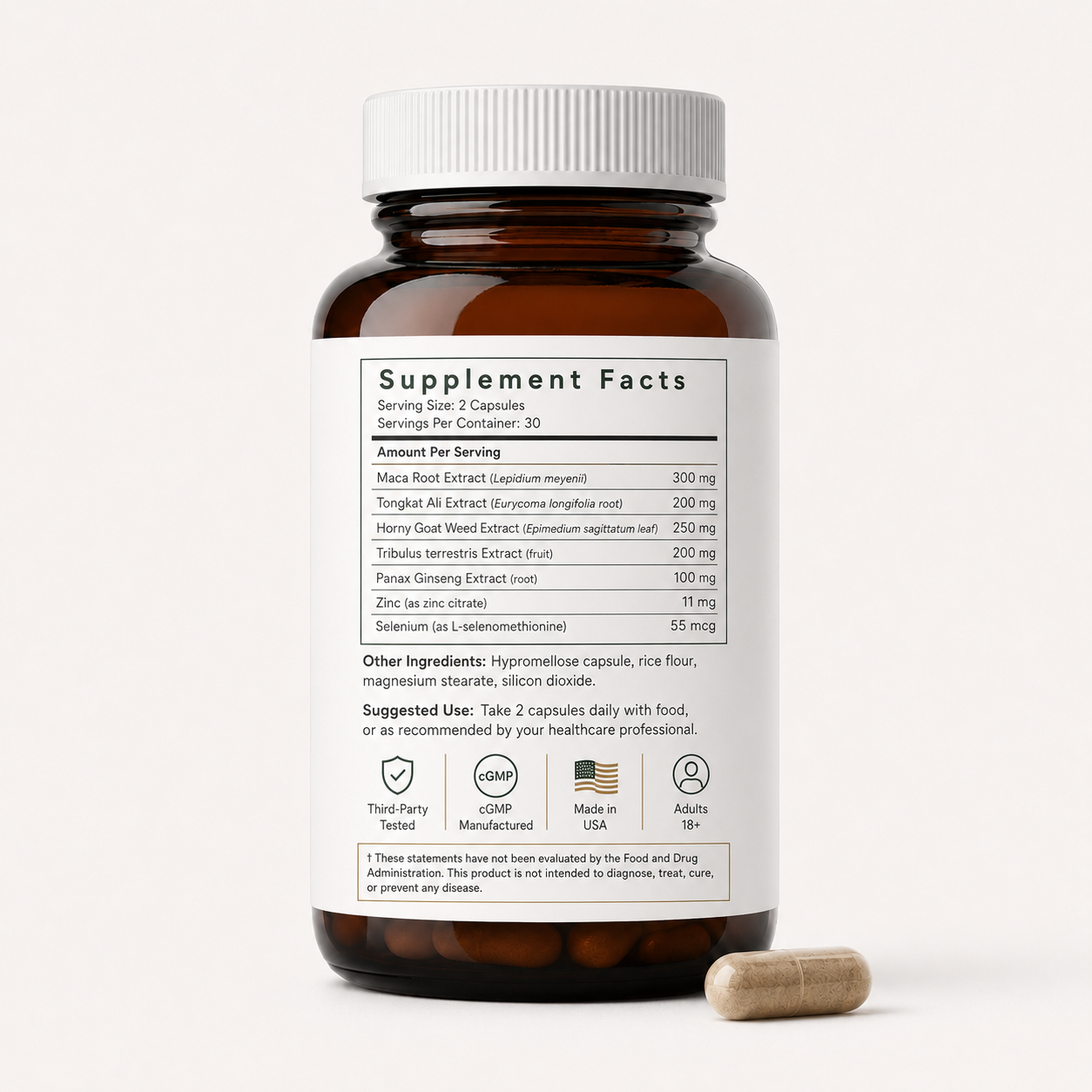 Men’s Daily Vitality & Stamina Support