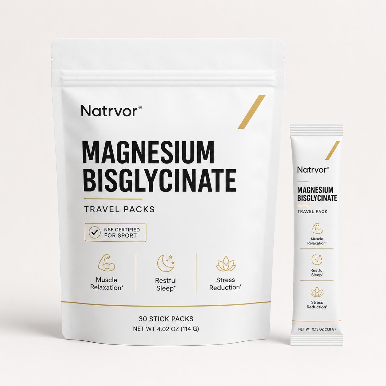 Magnesium Bisglycinate Travel Packs | Premium Magnesium Support Anywhere