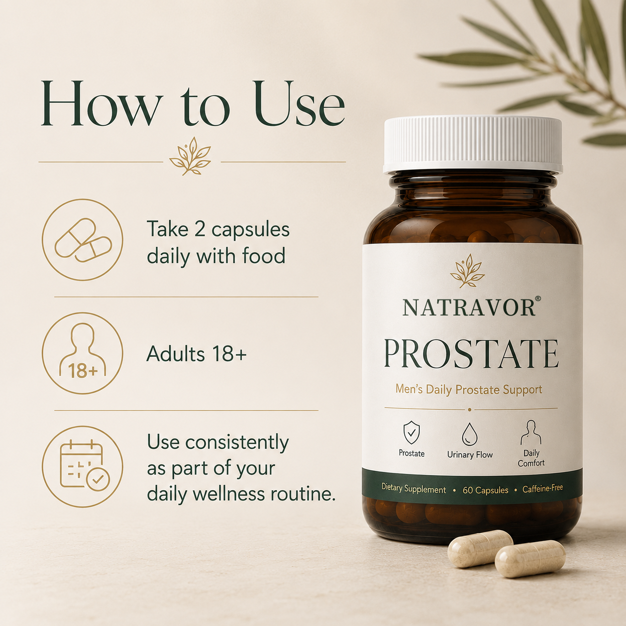 Men’s Daily Prostate & Urinary Wellness Support