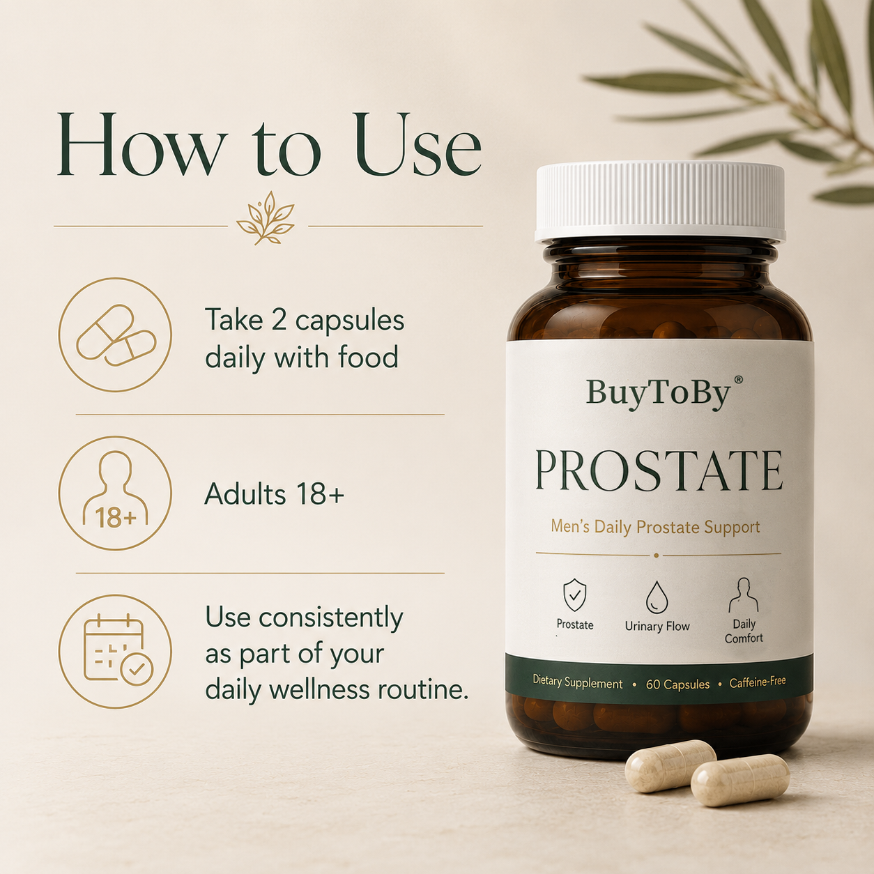 Men’s Daily Prostate & Urinary Wellness Support