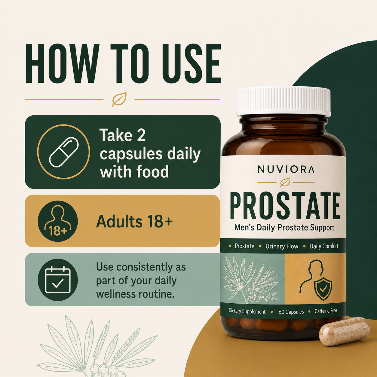 Men’s Daily Prostate & Urinary Wellness Support