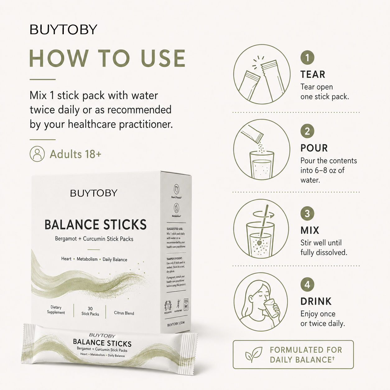 BuyToBy® BALANCE STICKS