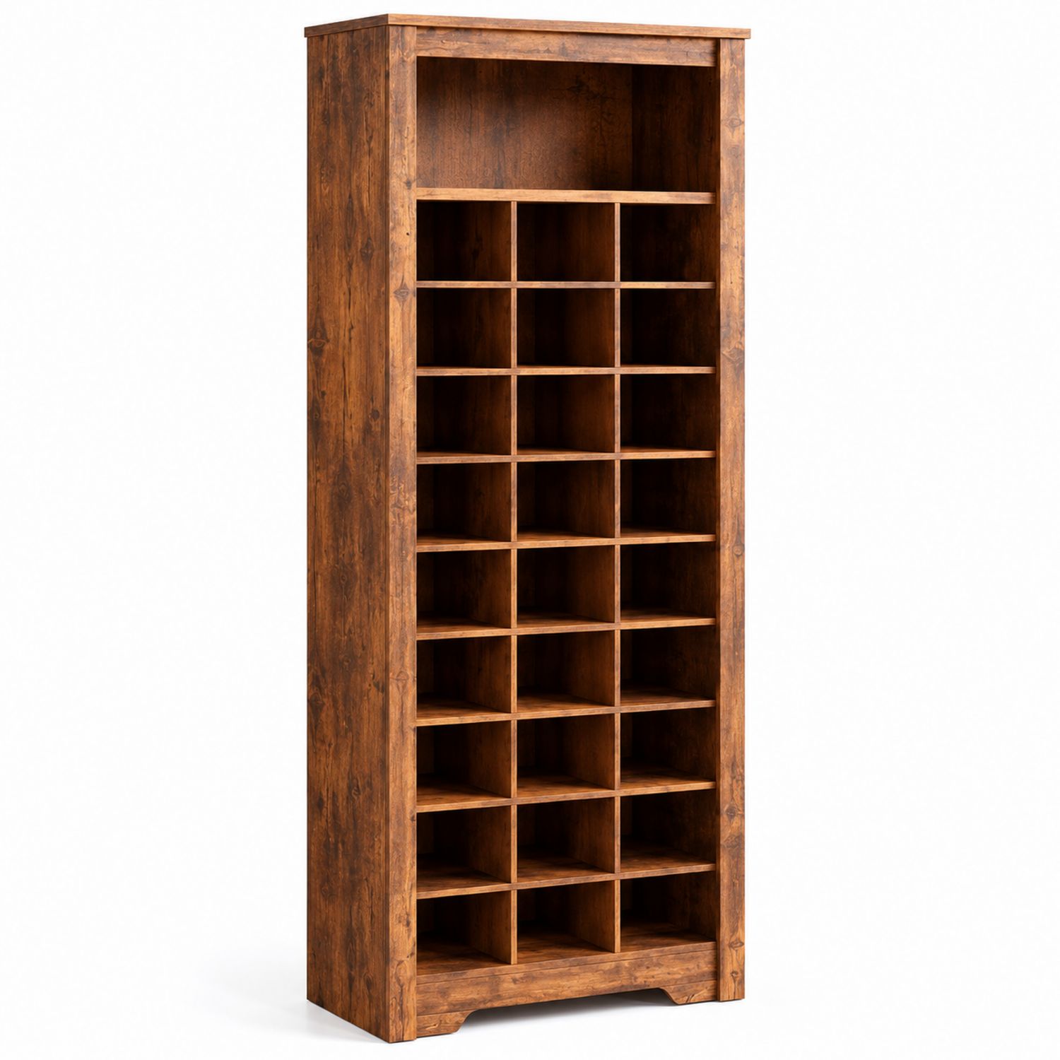 Étagère à bouteilles en bois MDF Brun 180x60x30 cm-Zenloftch
