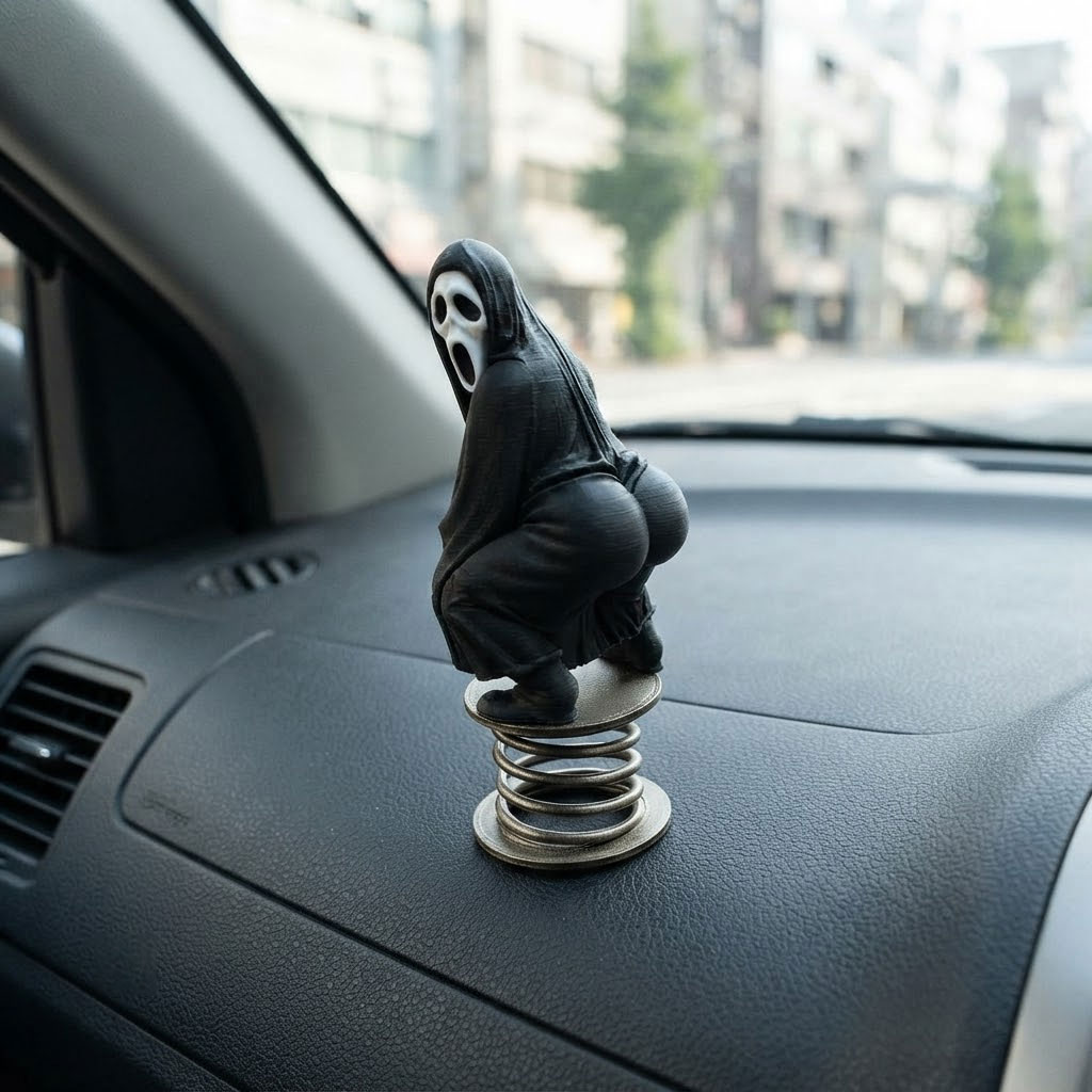 Scream Figurine Car Decor