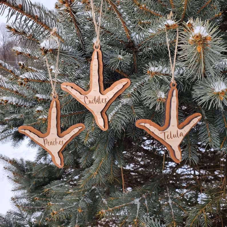 Chicken Footprint Ornament