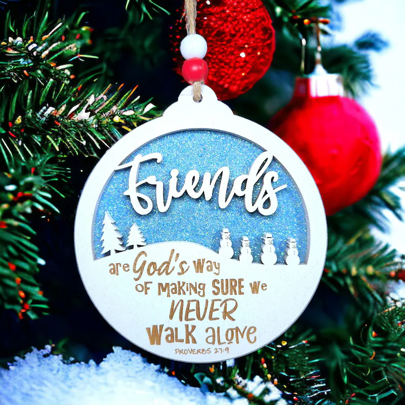 Friendship Christmas Ornament