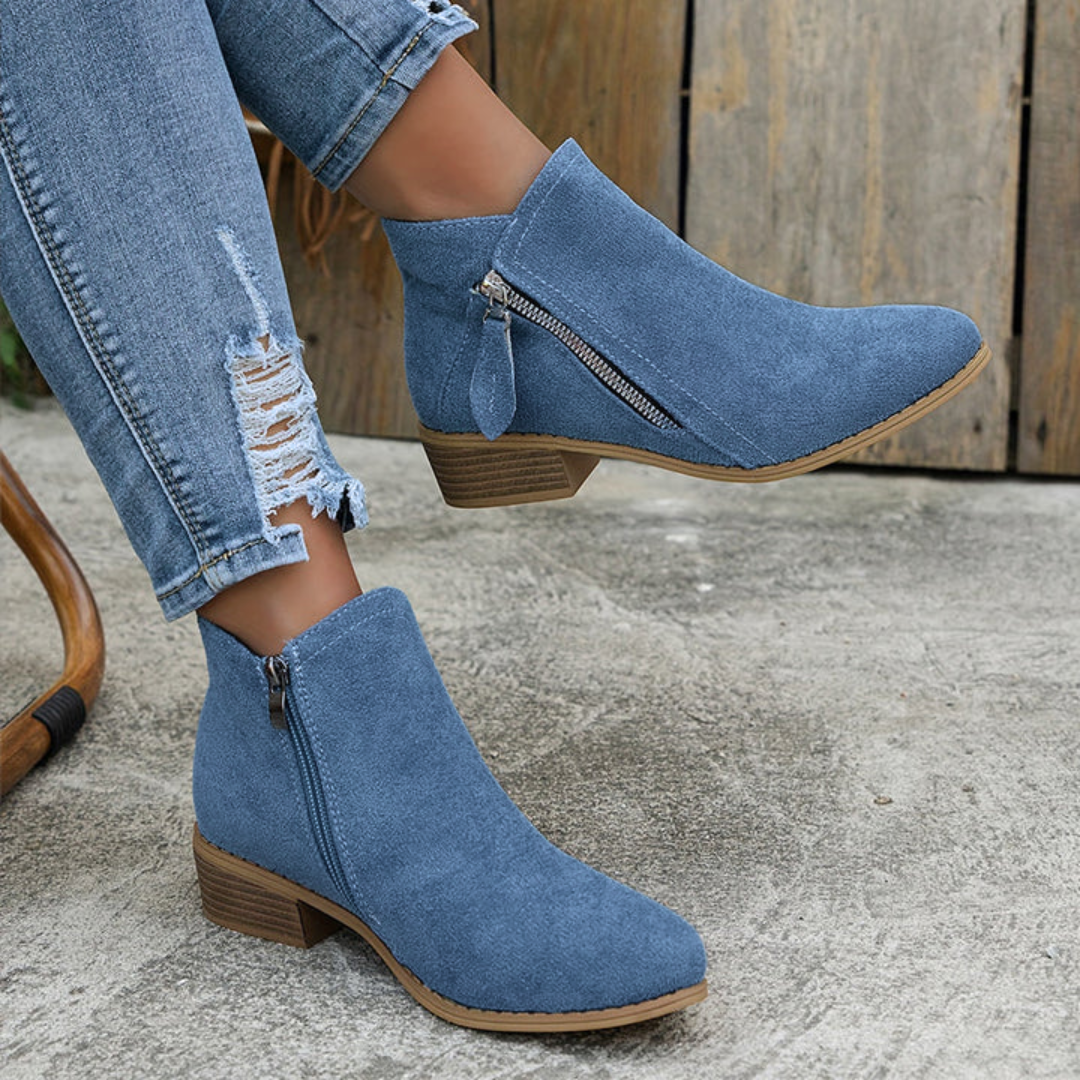 Joanna | Elegant Comfortable Zipper Shoes