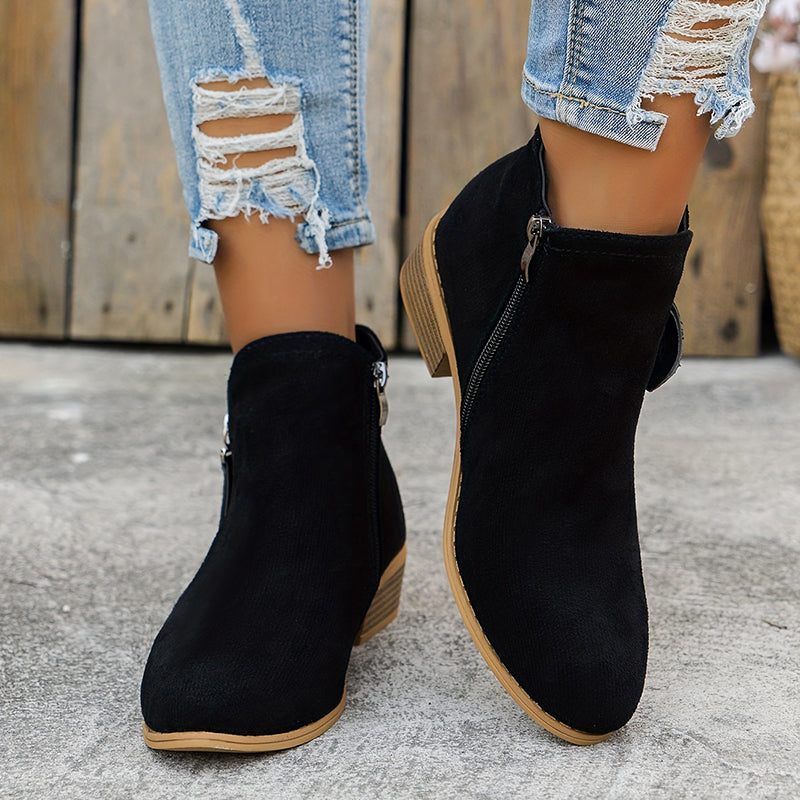 Joanna | Elegant Comfortable Zipper Shoes