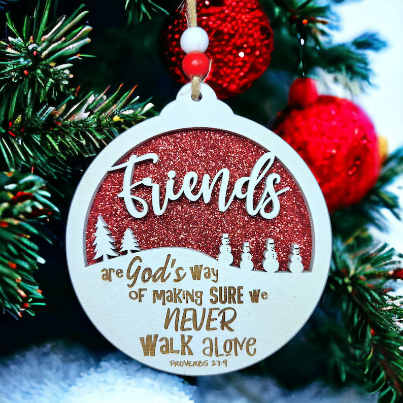 Friendship Christmas Ornament