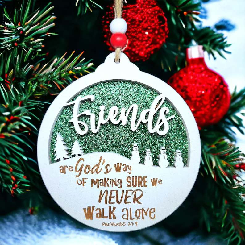Friendship Christmas Ornament