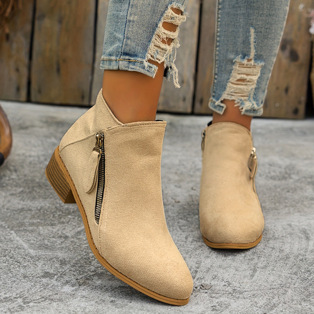 Joanna | Elegant Comfortable Zipper Shoes