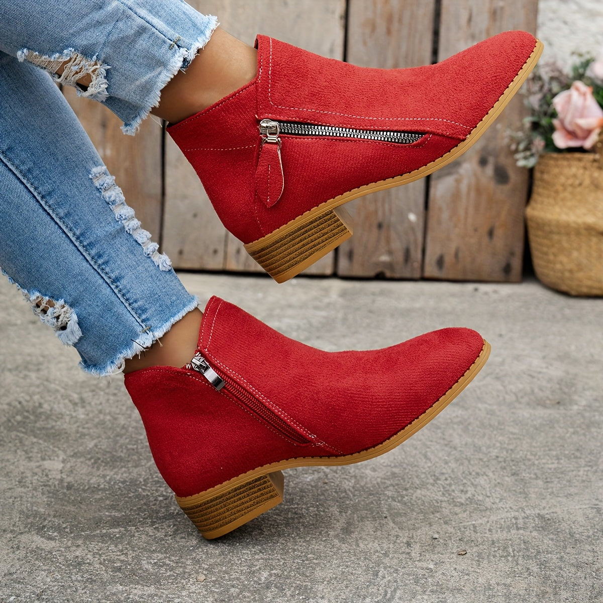 Joanna | Elegant Comfortable Zipper Shoes
